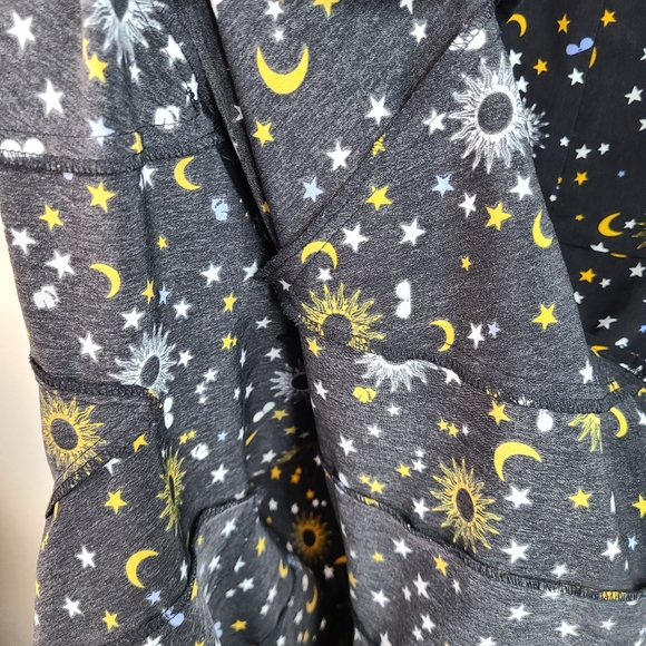 Karl Lagerfeld Paris Puff Sleeve Celestial print dress size 6 - Picture 12 of 16